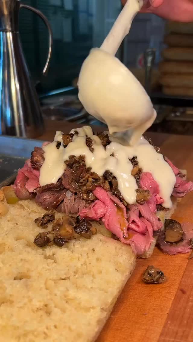 The PORCINI RUBBED PRIME RIB FOCACCIA SANDWICH from @porchettashop in Charleston, SC! 🔥🔥🤤🤤 Sooooo good! Who’s hungry?! #DEVOURPOWER